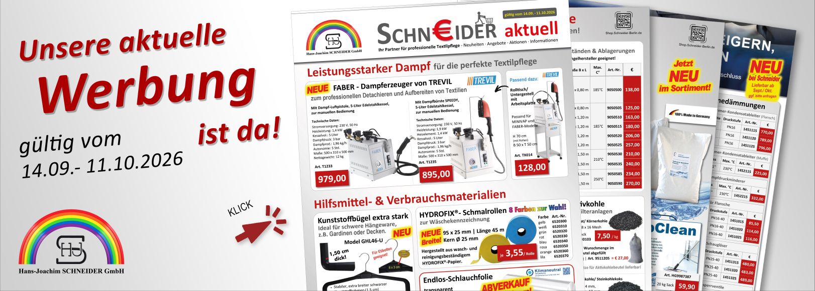 Hier die Aktuelle Werbung